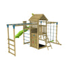 TP Skywood Wooden Climbing Frame (UK Mainland Only), Skyline & Swing & Monkey Bars & Sky Deck & Superwavy Slide Learning SPACE