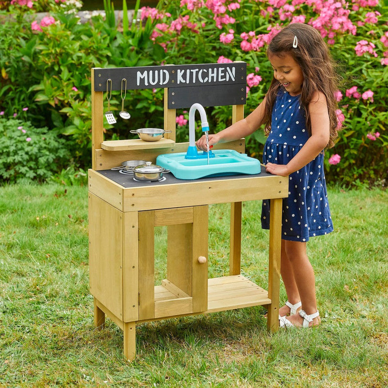TP Splash & Play Early Fun Wooden Mud Kitchen, Learning SPACE