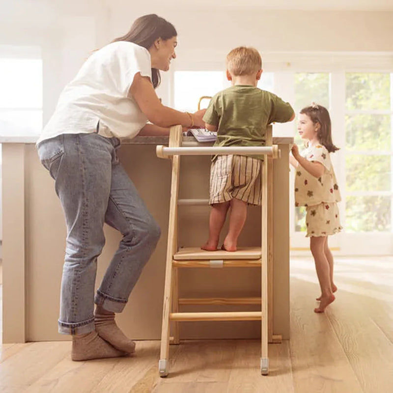 TP Step up Wooden Folding Helper Tower, Learning SPACE