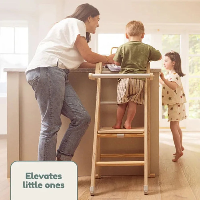 TP Step up Wooden Folding Helper Tower, Learning SPACE