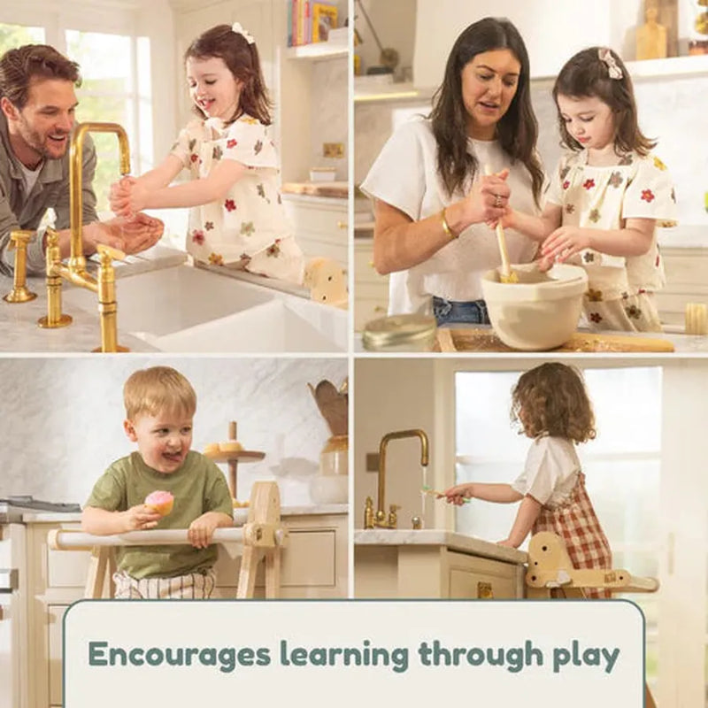 TP Step up Wooden Folding Helper Tower, Learning SPACE