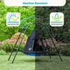 TP UFO Den & Climbing Frame (Only Available for delivery UK Mainland)-Dropship,Outdoor Climbing Frames,Outdoor Dens,Outdoor Swings,Play Dens,Playground Equipment,Seasons,Sensory Climbing Equipment,Sensory Dens,Stock,Summer,TP Toys-Learning SPACE