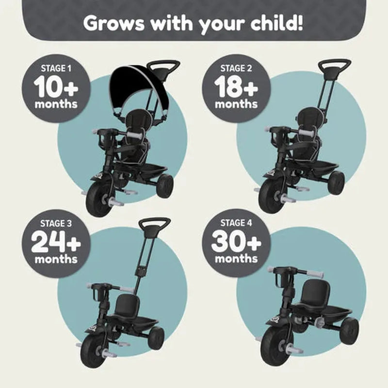 TP Zoomee 4 In 1 Deluxe Trike (UK Mainland Only), Learning SPACE
