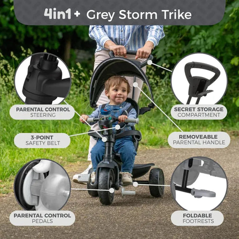 TP Zoomee 4 In 1 Deluxe Trike (UK Mainland Only), Learning SPACE