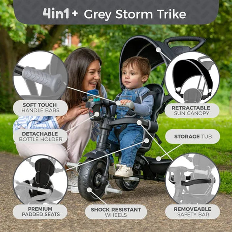 TP Zoomee 4 In 1 Deluxe Trike (UK Mainland Only), Learning SPACE
