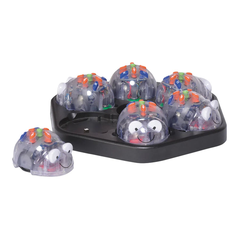 TTS Blue-Bot® Bluetooth Programmable Floor Robot, 6-Pack Learning SPACE