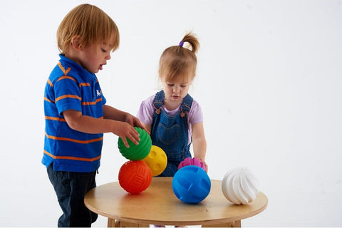 Tactile Balls Pk 6-AllSensory, Baby Sensory Toys, Core Range, Down Syndrome, Sensory & Physio Balls, Sensory Balls, Stock, Tactile Toys & Books, TickiT-Learning SPACE