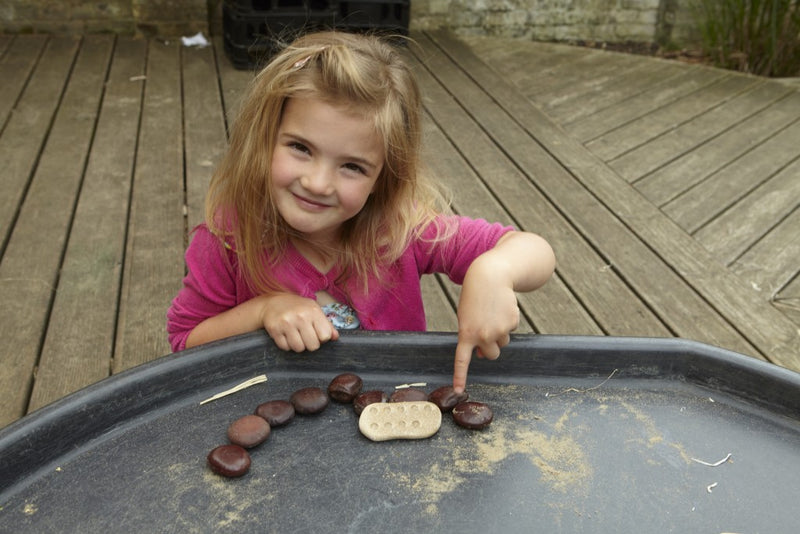 Tactile Counting Stones, Sensory toy Learning SPACE