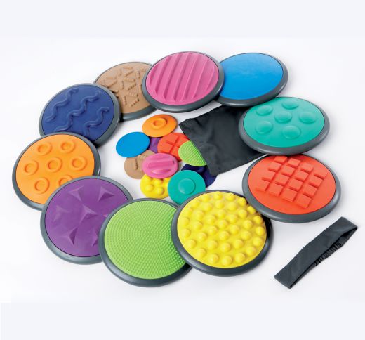 Tactile Discs - 10 Large/10 Small, Arts & Crafts Learning SPACE