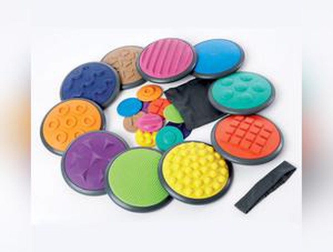 Tactile Discs - 10 Large/10 Small, Arts & Crafts Learning SPACE