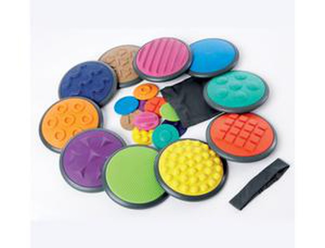 Tactile Discs - 10 Large/10 Small, Arts & Crafts Learning SPACE