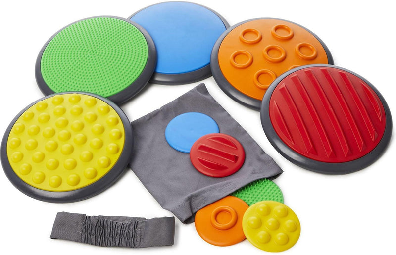 Tactile Discs - Set 1 (5 Large / 5 Small), Learning SPACE