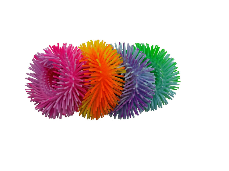 Tactile Noodle Bangles - 2-Tone Sensory Fidgets (4pk), Learning SPACE
