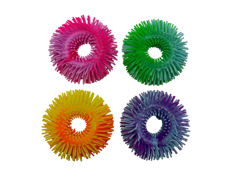 Tactile Noodle Bangles - 2-Tone Sensory Fidgets (4pk), Learning SPACE