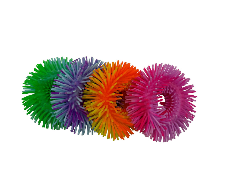 Tactile Noodle Bangles - 2-Tone Sensory Fidgets (4pk), Learning SPACE