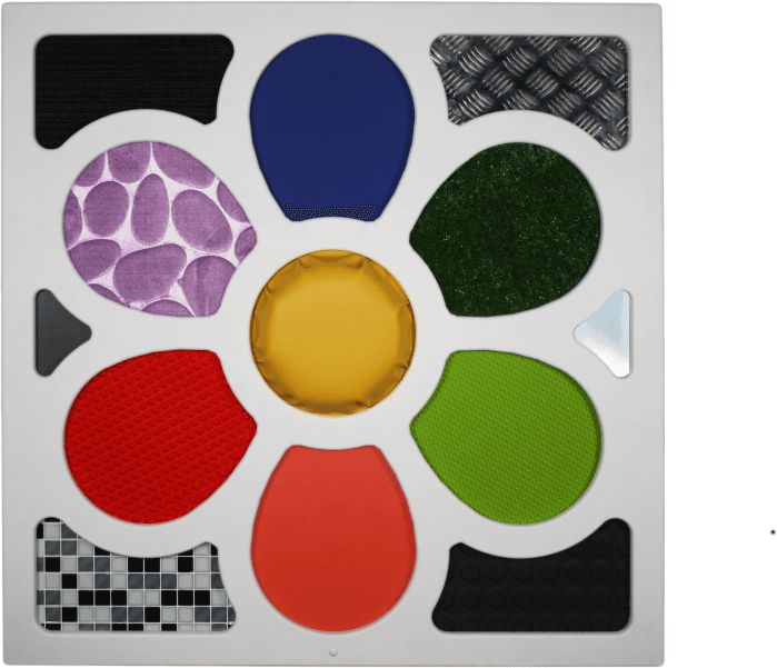 Tactile Panel - Flower Design, Learning SPACE
