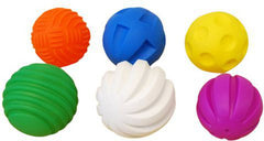 Tactile Sensory Discovery Balls – Set of 6-AllSensory,Baby Sensory Toys,Core Range,Down Syndrome,SCOTEXCEL,Sensory & Physio Balls,Sensory Balls,Stock,Tactile Toys & Books,TickiT-Learning SPACE