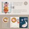 Taf Toys Fantasy Busy Book - Opposites, Learning SPACE