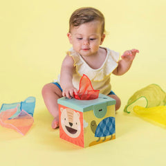Taf Toys Magic Tissue Box - Fine Motor-Baby & Toddler Gifts,Baby Sensory Toys,Baby Toys,Calming & Anxiety,excell2,Fine Motor Skills,Games & Toys,Halilit Toys,Sensory Seeking,Visual Sensory Toys-Learning SPACE