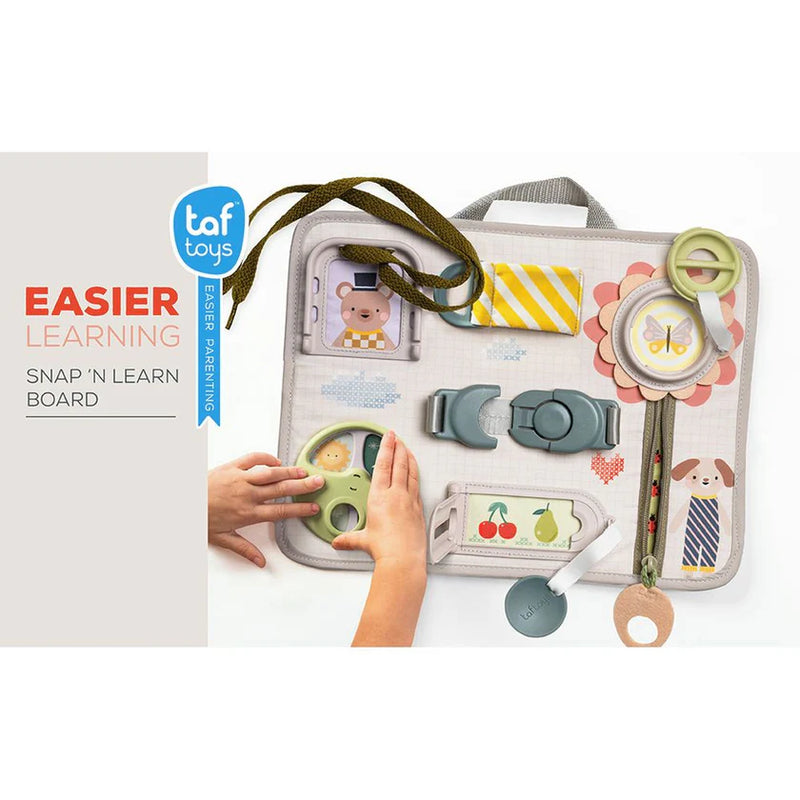 Taf Toys Snap 'n Learn Board, Activity Toys Learning SPACE