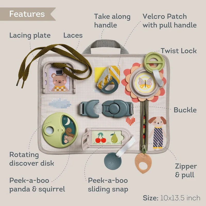 Taf Toys Snap 'n Learn Board, Activity Toys Learning SPACE