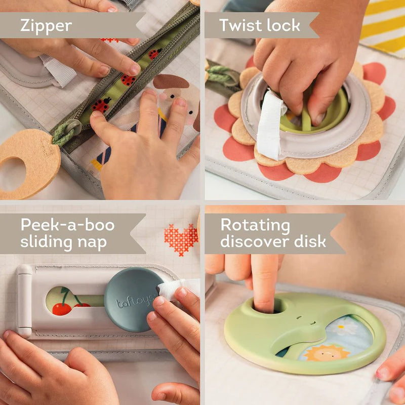 Taf Toys Snap 'n Learn Board, Activity Toys Learning SPACE