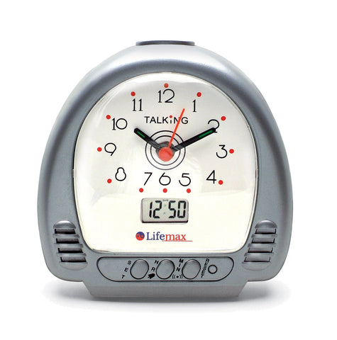 Talking Alarm Clock - Analogue and Digital Displays-Calming & Anxiety,Dyspraxia,Sand Timers & Timers,Schedules & Routines,Sleep Issues,Transitions and Routines,Visual Sensory Toys-Learning SPACE