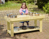 Tanalised Timber Anyway Worktable-Cosy Direct, Forest School & Outdoor Garden Equipment, Mud Kitchen, Outdoor Classroom, Outdoor Furniture, Outdoor Play-Learning SPACE