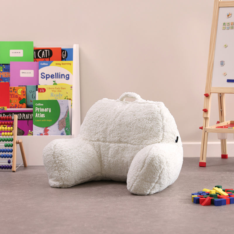 Teddy Bear Fleece Reading Pillow, Learning SPACE