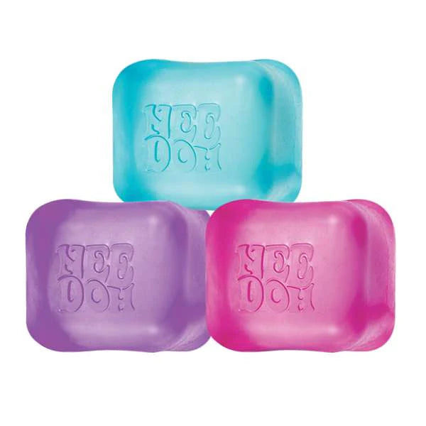 Teenie Nice Ice Baby NeeDoh – Mini Squishy Fidget Cube, Learning SPACE
