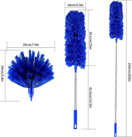 Telescopic Microfibre Brush for Bubble Tubes-Bubble Tube Accessories,Home Bubble Tubes & Walls,Stock-Learning SPACE