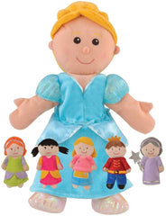 Tellatale Cinderella Hand Puppet With Finger Puppets-communication, Communication Games & Aids, Fiesta Crafts, Gifts For 2-3 Years Old, Gifts For 3-5 Years Old, Helps With, Imaginative Play, Neuro Diversity, Primary Literacy, Puppets & Theatres & Story Sets, Stock-LSICT2795-Learning SPACE