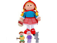 Tellatale Little Red Riding Hood Hand Puppet Set with Finger Puppets-Stuffed Toys-Calming & Anxiety,communication,Fiesta Crafts,Gifts For 2-3 Years Old,Helps With,Imaginative Play,Neuro Diversity,Primary Literacy,Puppets & Theatres & Story Sets-Learning SPACE