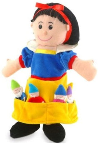 Tellatale Snow White & the Seven Dwarfs Hand Puppet Set with Finger Puppets-Calming & Anxiety,communication,Gifts For 2-3 Years Old,Helps With,Imaginative Play,Neuro Diversity,Primary Books & Posters,Primary Literacy,Puppets & Theatres & Story Sets,Stock-Learning SPACE