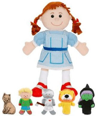 Tellatale Wizard of Oz Hand Puppet & Finger Puppet Set-Calming & Anxiety,communication,Fiesta Crafts,Helps With,Imaginative Play,Neuro Diversity,Primary Literacy,Puppets & Theatres & Story Sets,Stock-Learning SPACE