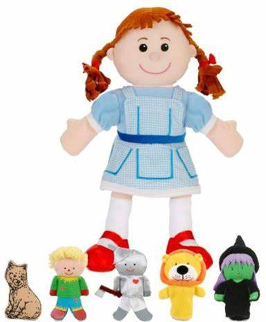 Tellatale Wizard of Oz Hand Puppet & Finger Puppet Set-communication, Communication Games & Aids, Fiesta Crafts, Helps With, Imaginative Play, Neuro Diversity, Primary Literacy, Puppets & Theatres & Story Sets, Stock-Learning SPACE