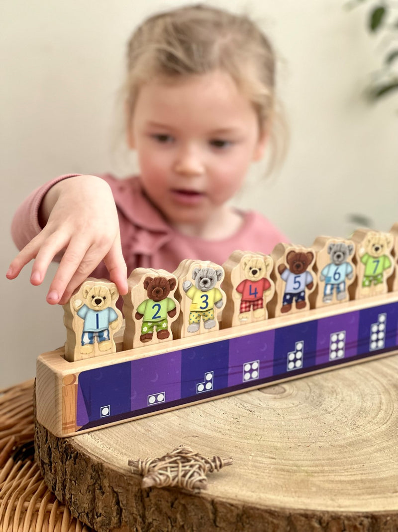 Ten In The Bed - Double-sided Number Line, Learning SPACE