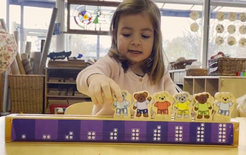 Ten In The Bed - Double-sided Number Line, Learning SPACE
