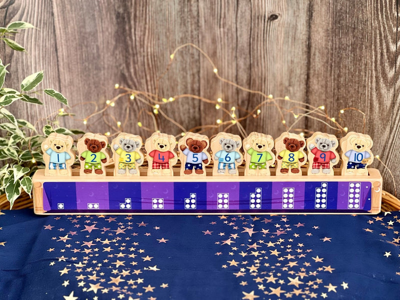 Ten In The Bed - Double-sided Number Line, Learning SPACE
