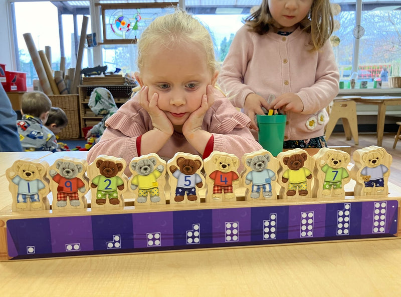 Ten In The Bed - Double-sided Number Line, Learning SPACE
