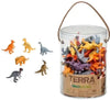 Terra Miniature Dinosaurs in a Tube-Dinosaurs. Castles & Pirates,Games & Toys,Gifts for 5-7 Years Old,Halilit Toys,Imaginative Play,Pocket money,Primary Books & Posters,Primary Games & Toys,Small World,Stock-Learning SPACE