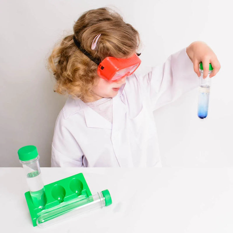 Test Tubes in a Rack - Multicoloured Science Fun (Available in Sets of 3 or 6), Learning SPACE