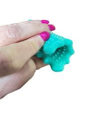 Textured Silicone Tactile Shapes - 6pk of Sensory Fun, Learning SPACE