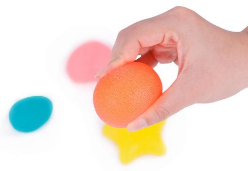 Textured Squeeze Shapes - Set of 4, Learning SPACE