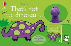 That's not my Dinosaur... Book and Soft Toy-Baby Books & Posters,Dinosaurs. Castles & Pirates,Imaginative Play,Stock,Tactile Toys & Books,Usborne Books-Learning SPACE