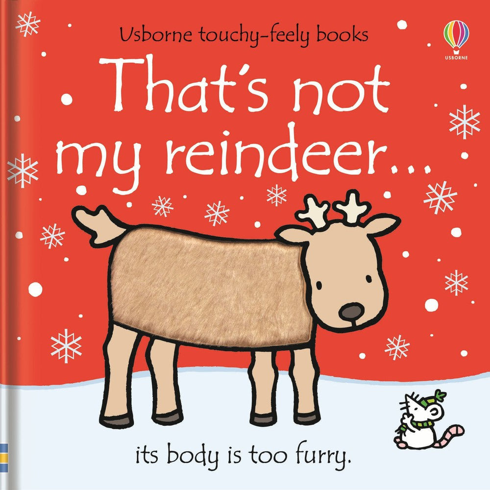Thats not my Reindeer... Book-AllSensory,Baby Books & Posters,Calming & Anxiety,Christmas,Christmas 2025,Helps With,Seasons,Sensory Seeking,Stock,Stocking Stuffers,Tactile Toys & Books,Usborne Books-Learning SPACE