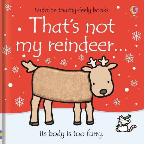 Thats not my Reindeer... Book-AllSensory,Baby Books & Posters,Calming & Anxiety,Christmas,Christmas 2025,Helps With,Seasons,Sensory Seeking,Stock,Stocking Stuffers,Tactile Toys & Books,Usborne Books-Learning SPACE
