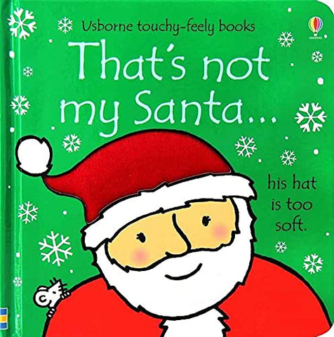 Thats not my Santa... Book-AllSensory,Baby Books & Posters,Christmas,Early Years Literacy,Helps With,Seasons,Sensory Seeking,Stock,Tactile Toys & Books,Usborne Books-Learning SPACE