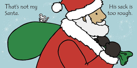 Thats not my Santa... Book-AllSensory,Baby Books & Posters,Christmas,Early Years Literacy,Helps With,Seasons,Sensory Seeking,Stock,Tactile Toys & Books,Usborne Books-Learning SPACE