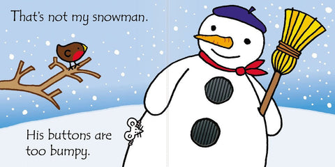 Thats not my Snowman... Book-AllSensory,Baby Books & Posters,Calming & Anxiety,Christmas,Early Years Literacy,Helps With,Seasons,Sensory Seeking,Stock,Stocking Stuffers,Tactile Toys & Books,Usborne Books-Learning SPACE